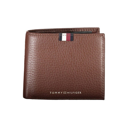Tommy Hilfiger – Braune Lederbrieftasche
