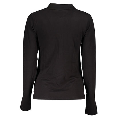 Tommy Hilfiger – Schwarzes Poloshirt aus Baumwolle