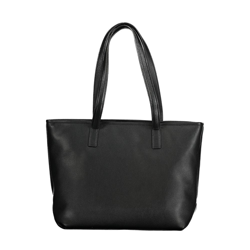 Mario Valentino Schwarze Polyethylen-Handtasche