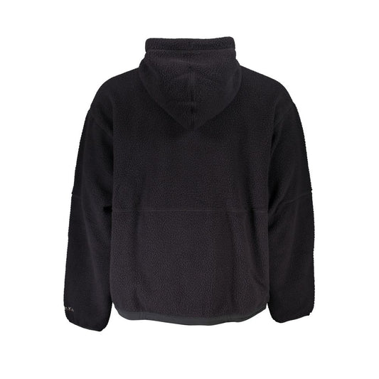 Calvin Klein Schwarzer Polyester Herrenpullover mit Kapuze