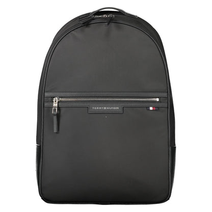 Tommy Hilfiger – Schwarzer Polyester-Rucksack