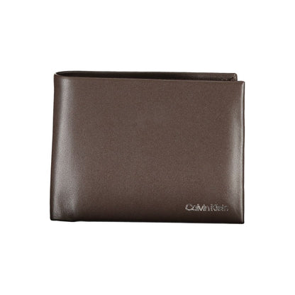 Calvin Klein Braune Lederbrieftasche
