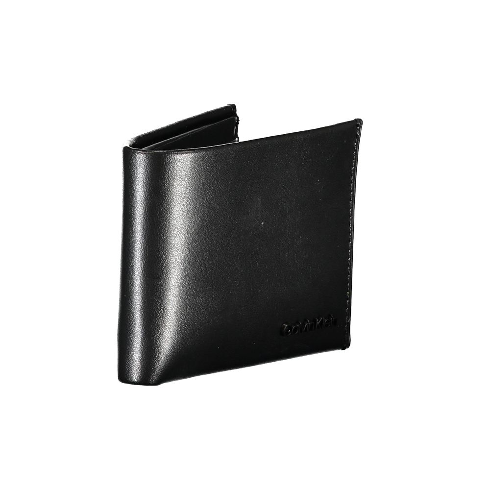Calvin Klein Schwarze Lederbrieftasche