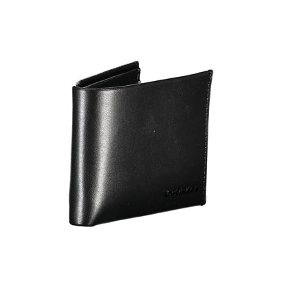 Calvin Klein Schwarze Lederbrieftasche