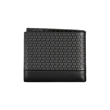 Calvin Klein Schwarze Lederbrieftasche
