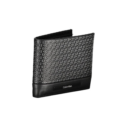 Calvin Klein Schwarze Lederbrieftasche