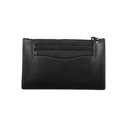 Calvin Klein Schwarze Lederbrieftasche