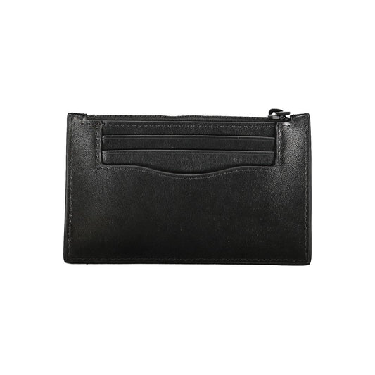 Calvin Klein Schwarze Lederbrieftasche