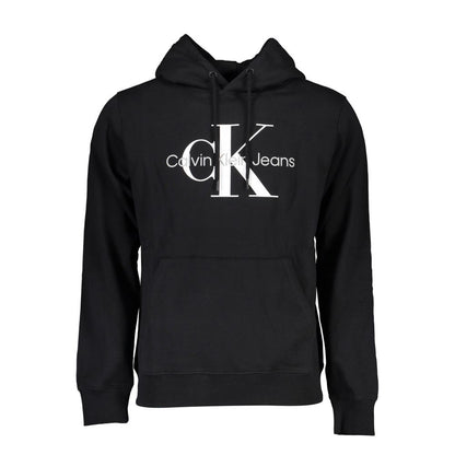 Calvin Klein Herrenpullover aus schwarzer Baumwolle