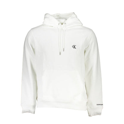 Calvin Klein Herren-Kapuzenpullover aus weißer Baumwolle