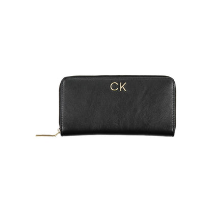 Calvin Klein Schwarze Polyester-Geldbörse