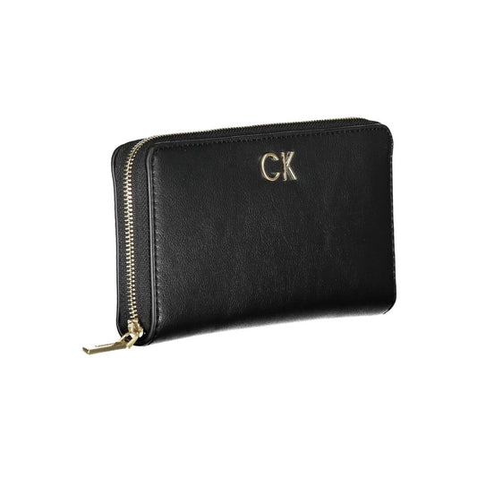 Calvin Klein Schwarze Polyester-Geldbörse