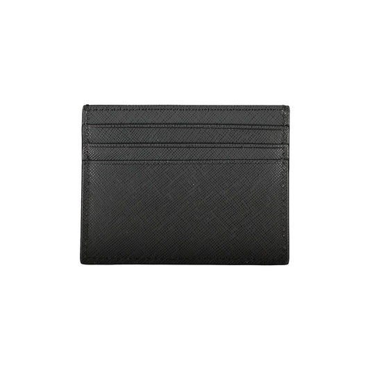 Tommy Hilfiger – Schwarze Lederbrieftasche
