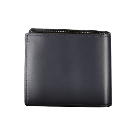 Tommy Hilfiger – Blaue Lederbrieftasche