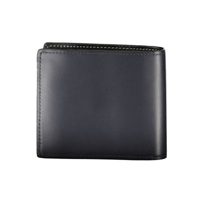 Tommy Hilfiger – Blaue Lederbrieftasche