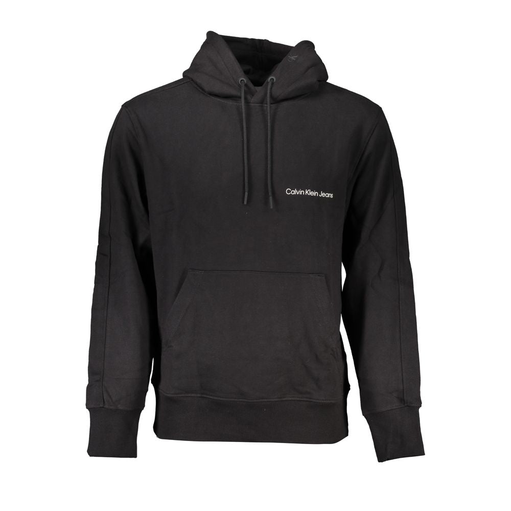 Calvin Klein Herrenpullover aus schwarzer Baumwolle