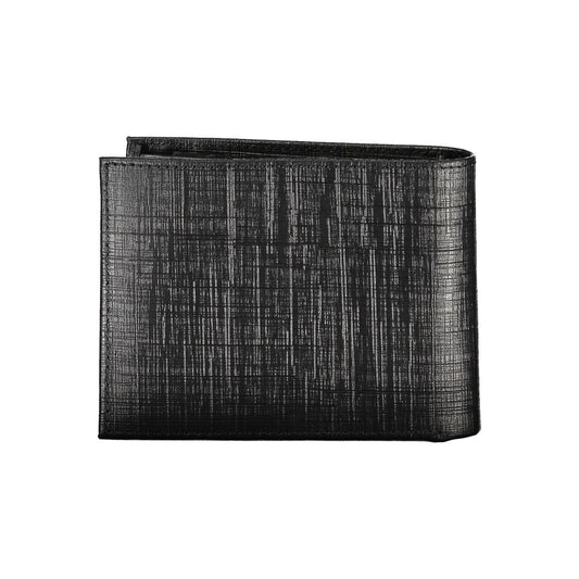 Calvin Klein Schwarze Lederbrieftasche
