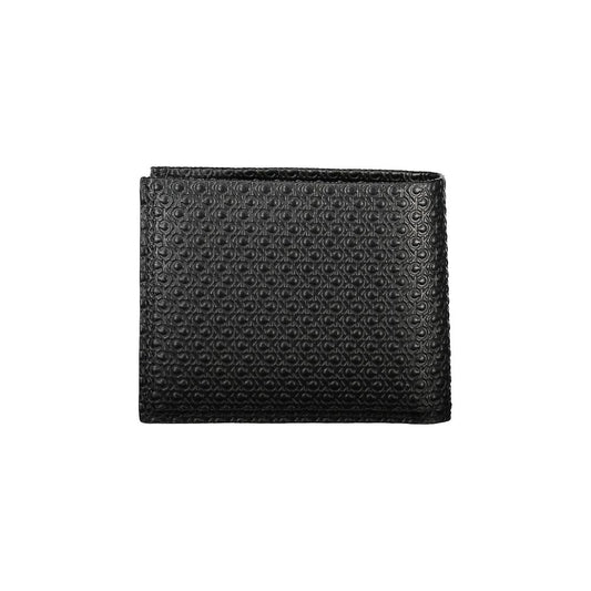 Calvin Klein Schwarze Lederbrieftasche