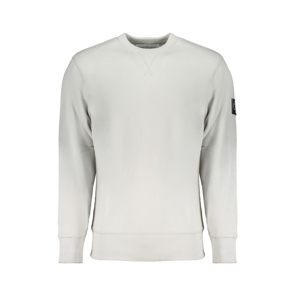 Calvin Klein Grauer Baumwollpullover für Herren