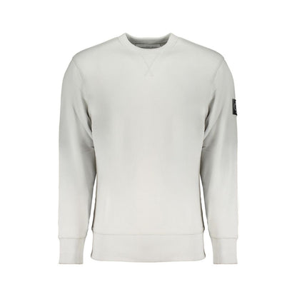 Calvin Klein Grauer Baumwollpullover für Herren