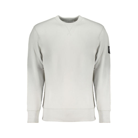 Calvin Klein Grauer Baumwollpullover für Herren