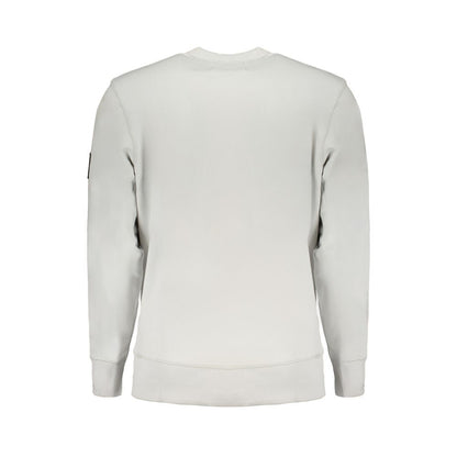 Calvin Klein Grauer Baumwollpullover für Herren