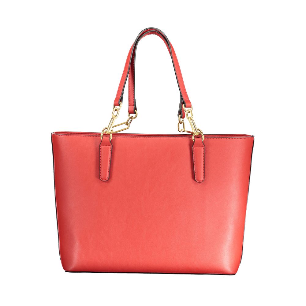 Mario Valentino Rote Polyethylen-Handtasche