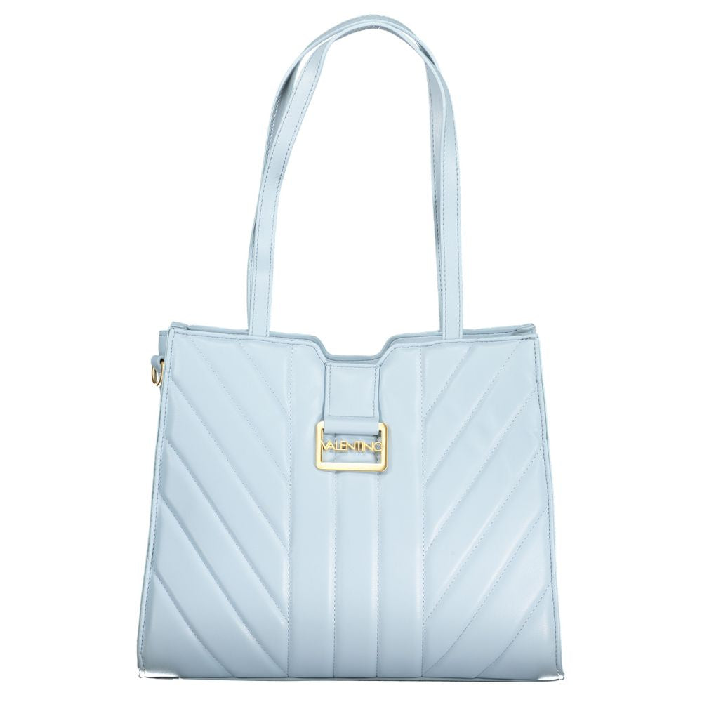 Mario Valentino Blaue Polyethylen-Handtasche