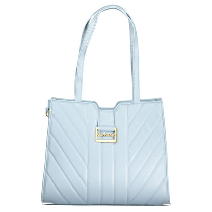 Mario Valentino Blaue Polyethylen-Handtasche
