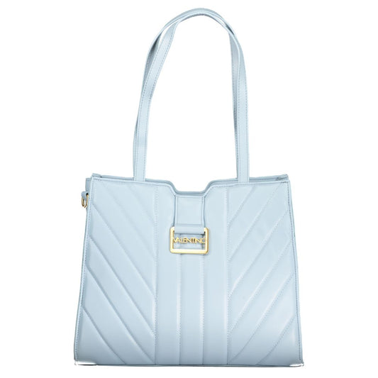Mario Valentino Blaue Polyethylen-Handtasche