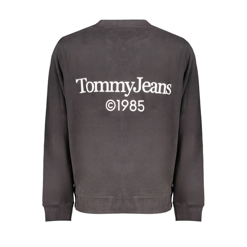 Tommy Hilfiger – Schwarzer Baumwollpullover für Herren