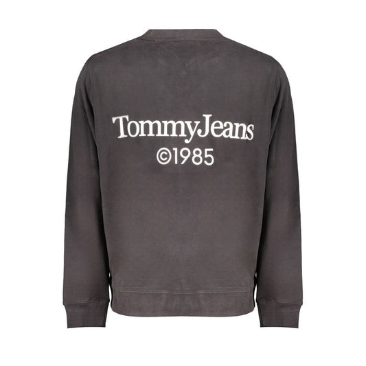 Tommy Hilfiger – Schwarzer Baumwollpullover für Herren