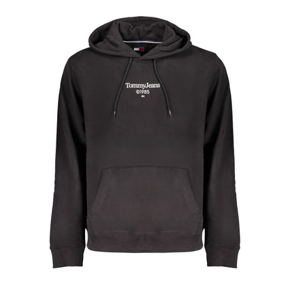 Tommy Hilfiger – Schwarzer Baumwollpullover für Herren