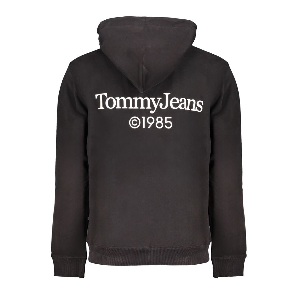 Tommy Hilfiger – Schwarzer Baumwollpullover für Herren