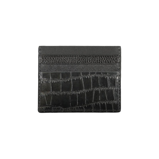 Tommy Hilfiger – Schwarze Lederbrieftasche