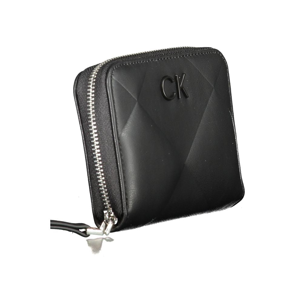 Calvin Klein Schwarze Polyester-Geldbörse