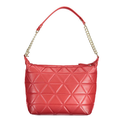 Mario Valentino Rote Polyethylen-Handtasche