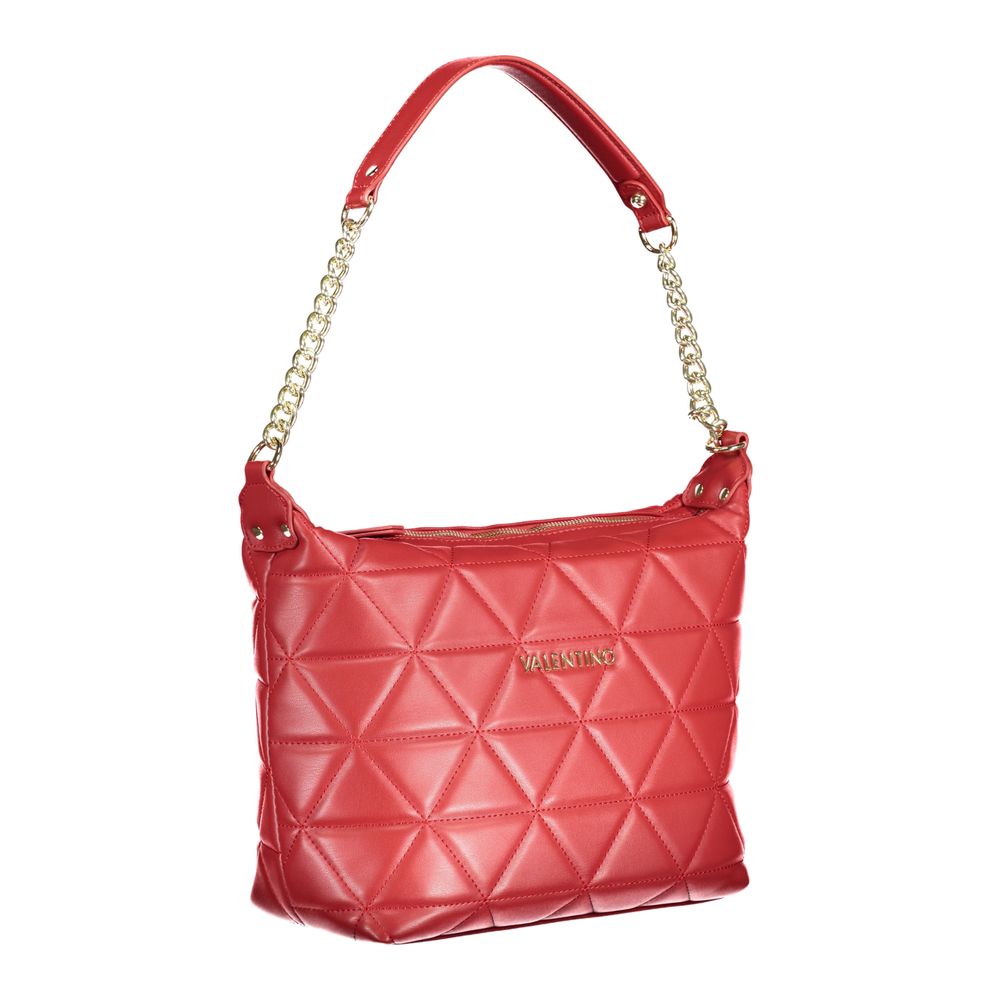Mario Valentino Rote Polyethylen-Handtasche