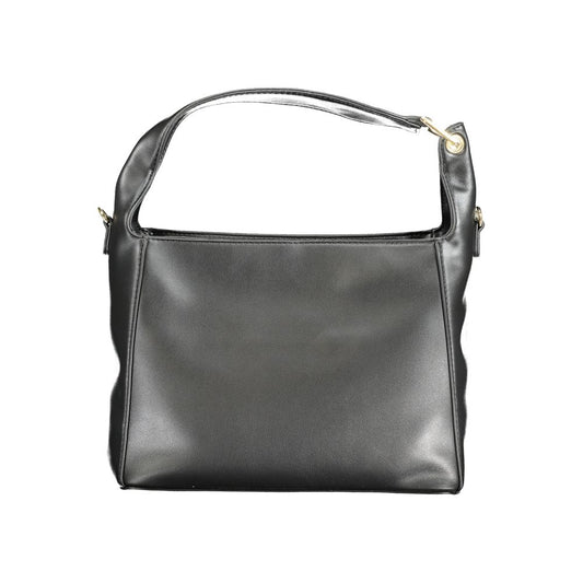 Mario Valentino Schwarze Polyethylen-Handtasche