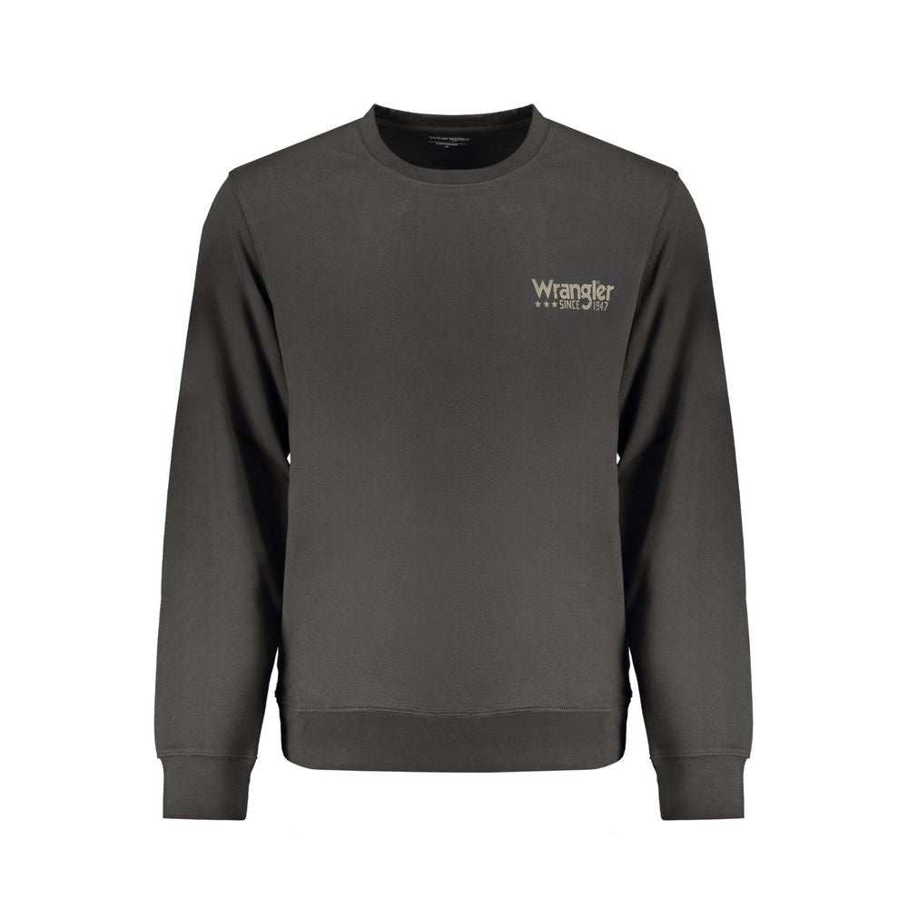 Wrangler – Schwarzer Baumwollpullover für Herren