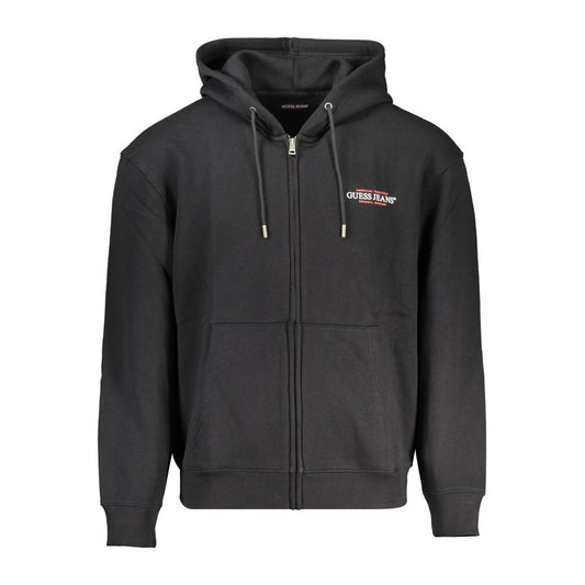 Guess Jeans Schwarzer Baumwollpullover für Herren