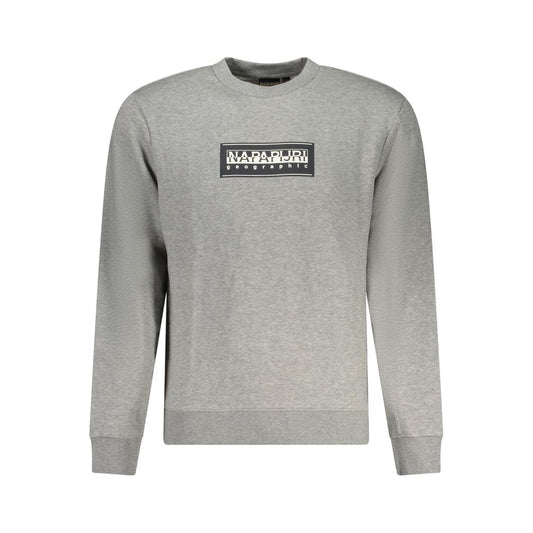 Napapijri Gray Cotton Men Sweater