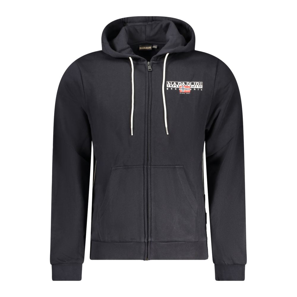 Napapijri Black Cotton Men Sweater