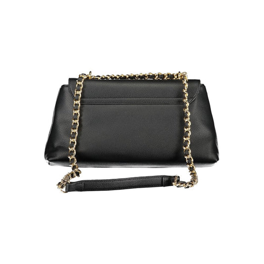 Mario Valentino Schwarze Polyethylen-Handtasche