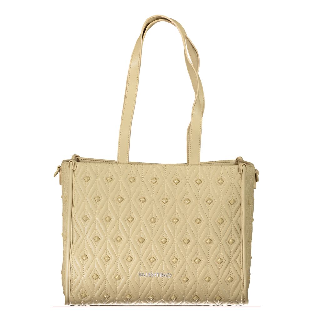 Mario Valentino Beige Polyester Handtasche