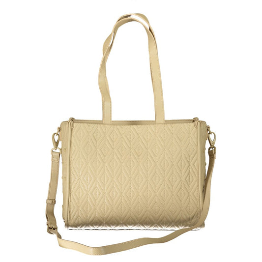 Mario Valentino Beige Polyester Handtasche