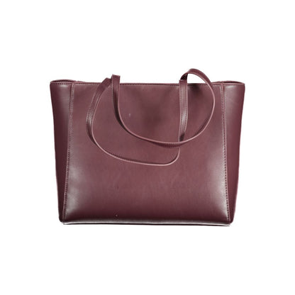 Mario Valentino Rote Polyethylen-Handtasche