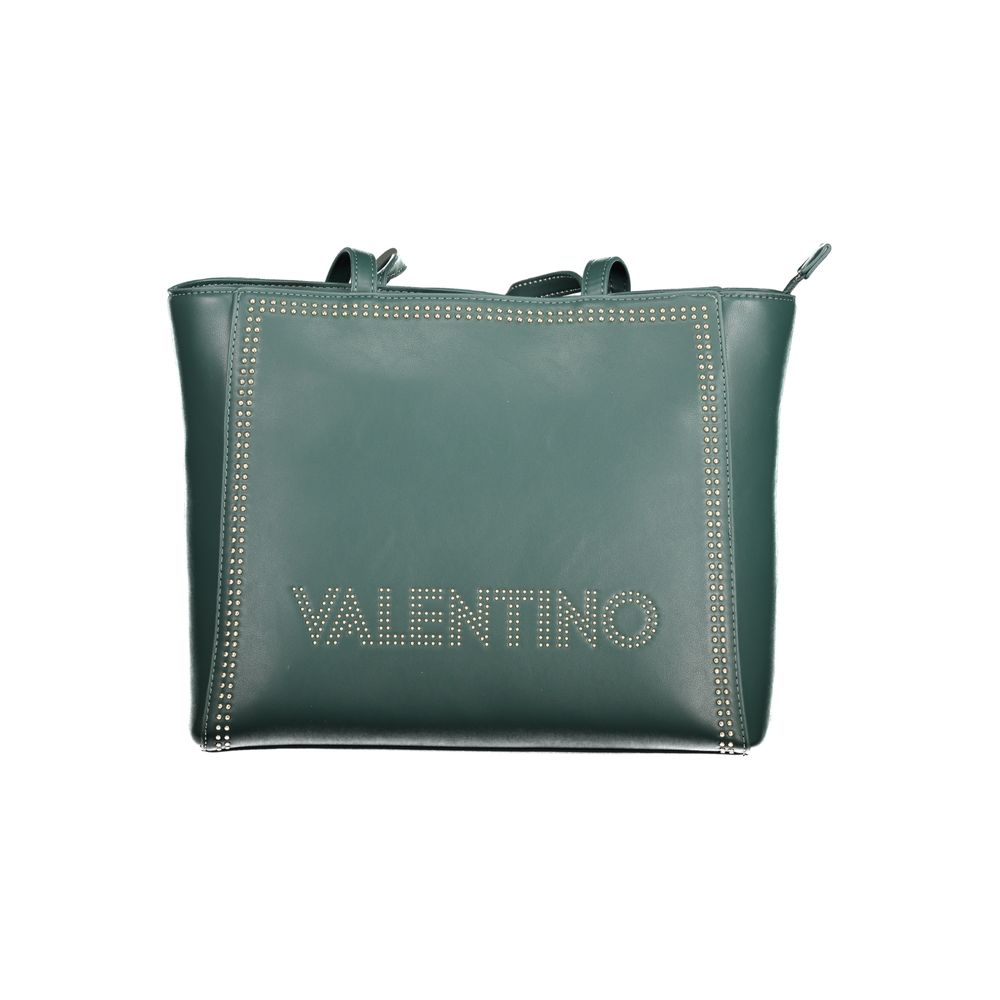 Mario Valentino Grüne Polyethylen-Handtasche