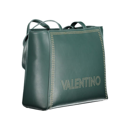 Mario Valentino Grüne Polyethylen-Handtasche
