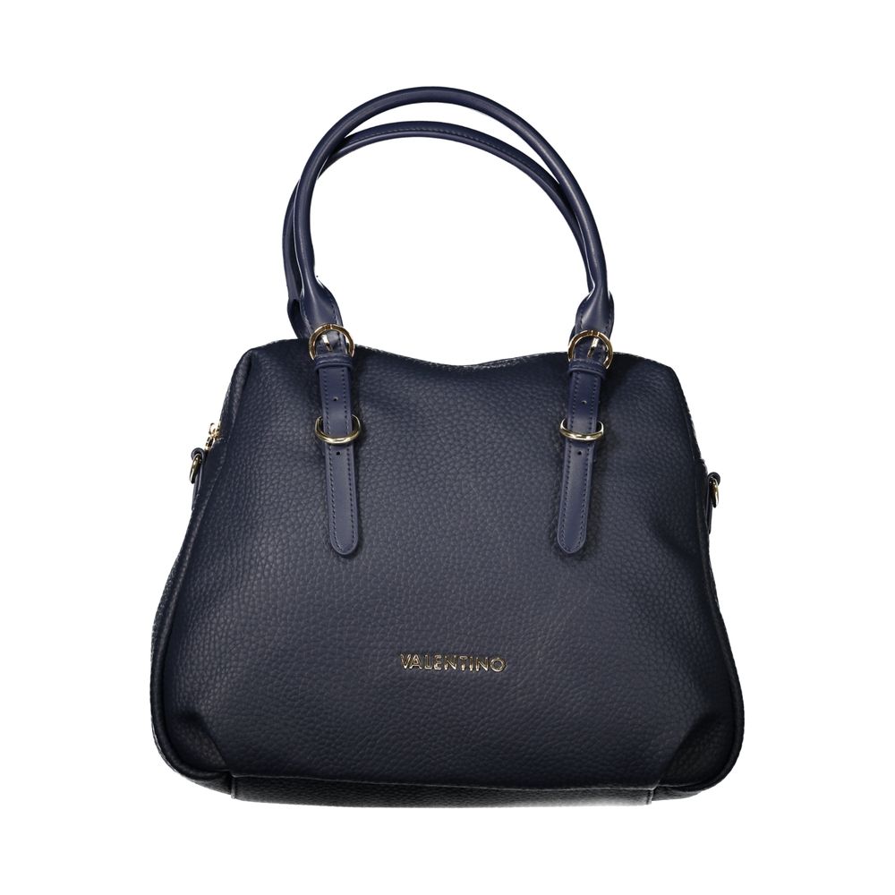 Mario Valentino Blaue Polyethylen-Handtasche